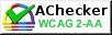 AChecker accessibility checker compliance: WCAG 2.0 (Level AA)